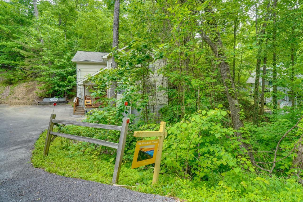 Gatlinburg Vacation Rental Balcony With Hot Tub! 外观 照片